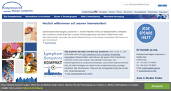 Desktop Screenshot of lymphome.de