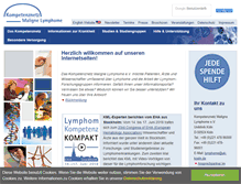 Tablet Screenshot of lymphome.de